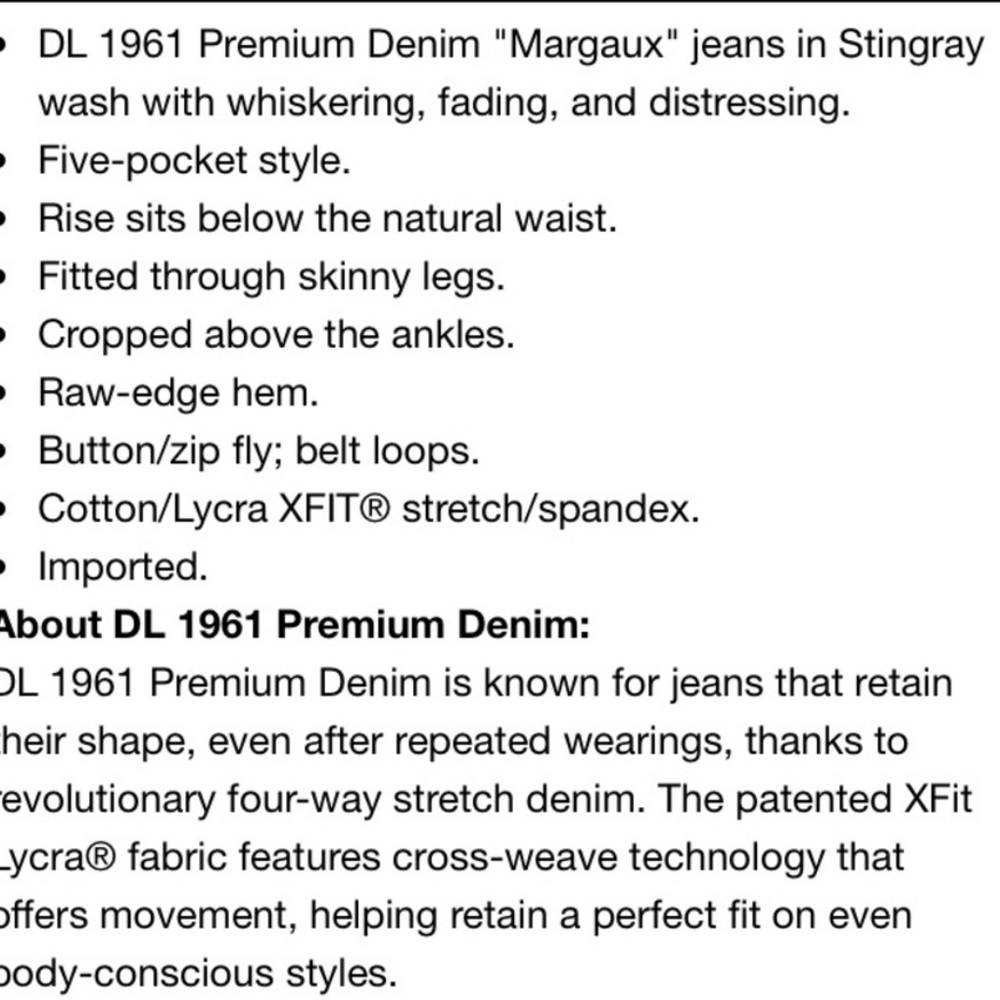DL 1961 Margaux Instasculpt Ankle Skinny - Picture 9 of 9
